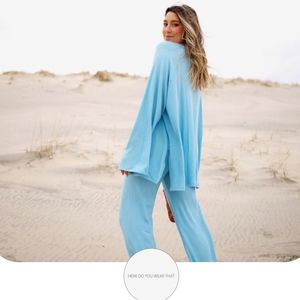 Caitlyn Warakomski How Do You Wear That Blue Ribbed Set NWT